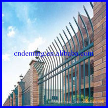 Oferecemos Green Palisade Fence Segurança Galvanizado Segurança Boundary Fence Gates &amp; Pales para exportação